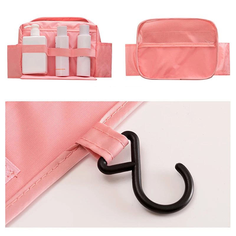 

Women Travel Portable Makeup Bag Unisex Hanging Men Washing Cosmetic Storage Bag Brand Toothbrush Toiletry Kits Organizer Bags