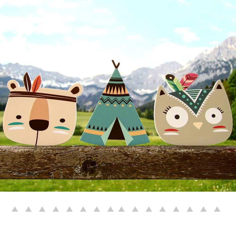 Деревянные настенные стикеры в скандинавском стиле креативные Декоративные