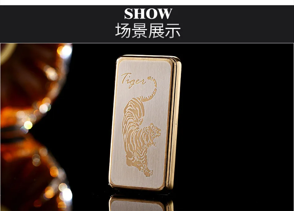 USB перезаряжаемая двойная дуговая металлическая Гальваническая зажигалка