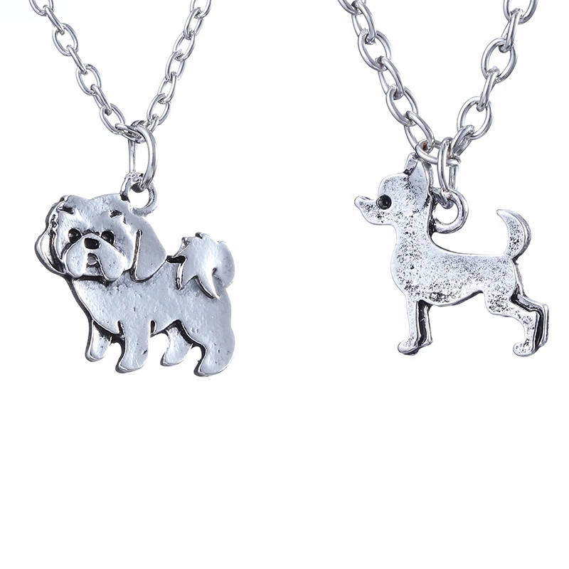 Высококачественное богемное античное ожерелье Shih Tzu богемское колье массивные