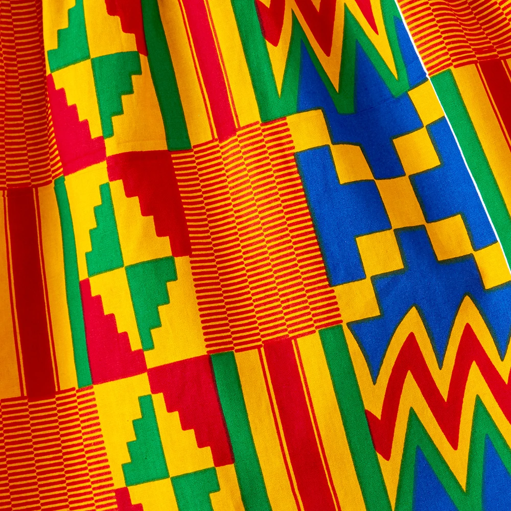 Африканская одежда для детей, для маленьких девочек, kente batik, платье с принтом, Анкара, платья, африканская Дашики, kente, традиционная одежда для детей