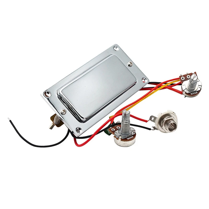 elektrische gitarre prewired doppel coil humbucker gitarre pickup harness kit mit 500k potentiometer volume tone töpfe free global shipping
