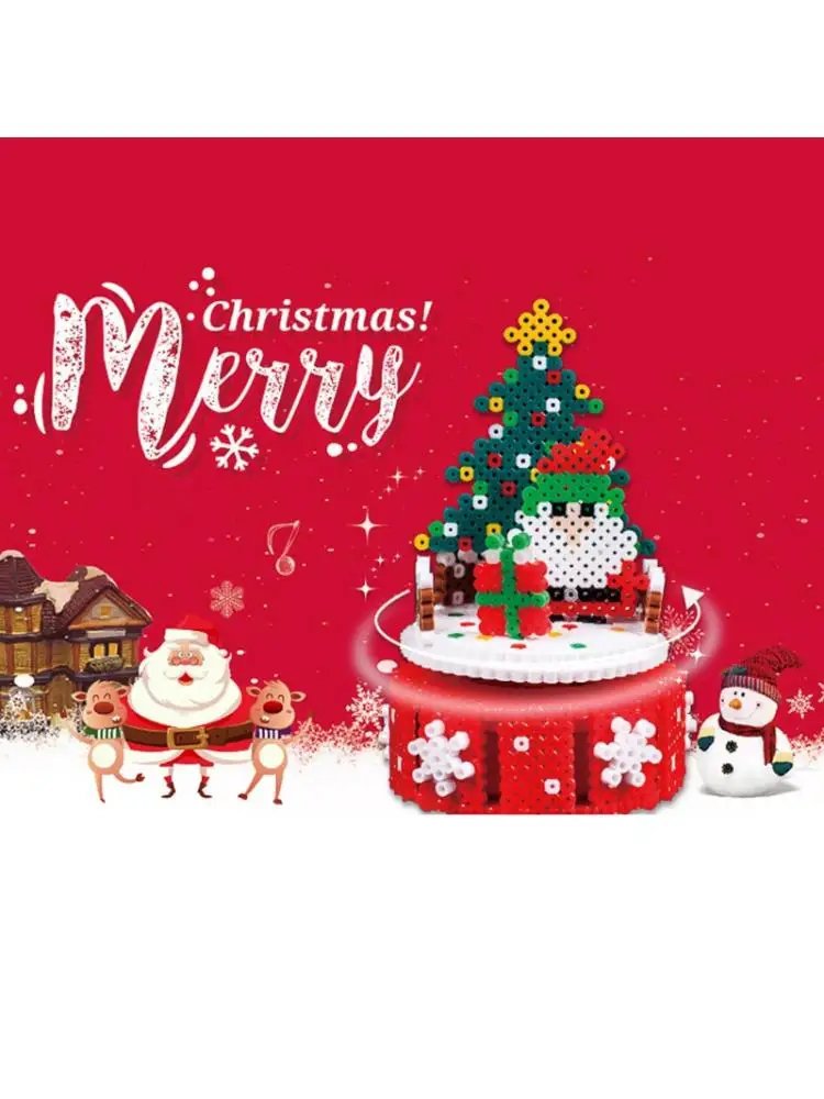 Рождественская елка музыкальная шкатулка DIY головоломки образовательные для