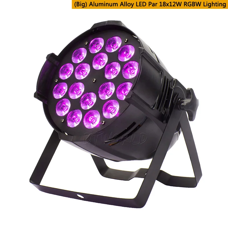 18x12W 4in1 4 шт./лот 18*12 Вт RGBW с масштабированием светодиодный Par Светильник открытый 18x18 Вт 6в1 светодиодный Par Zoom RDM для дискотеки DJ проектор машины вечерние украшения - Цвет: 18x12W 4in1