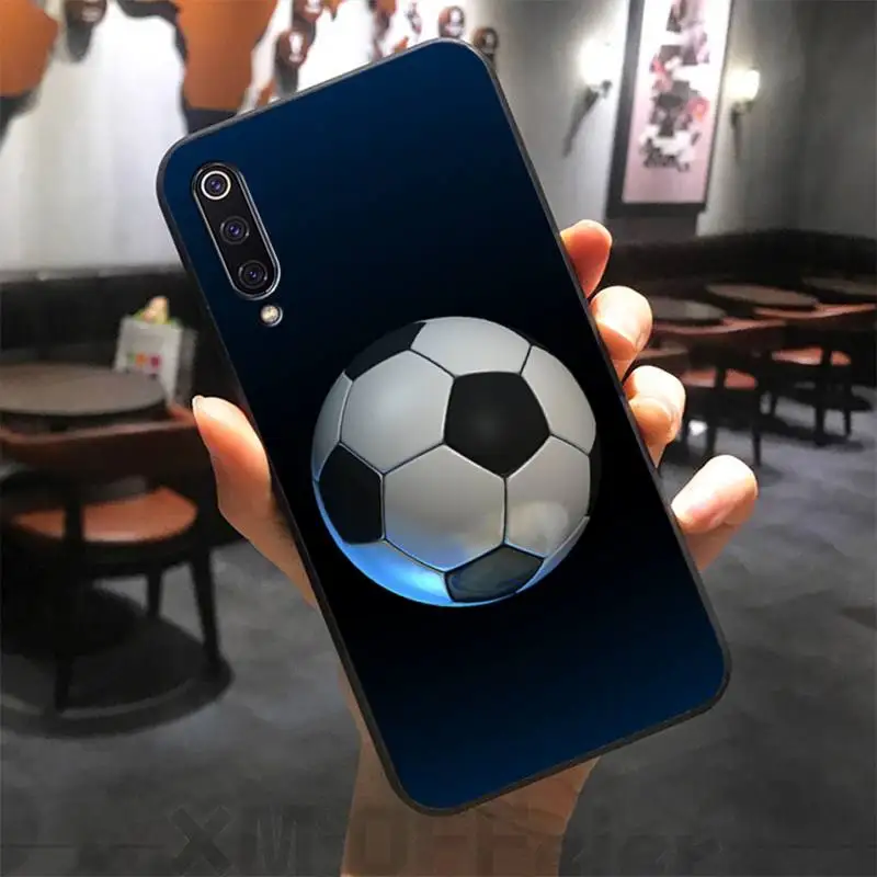 Модный футбольный чехол coque fundas etui для xiaomi note max mi 3 7 8 9se Redmi 7a 8t 10 pro lite чехлы |
