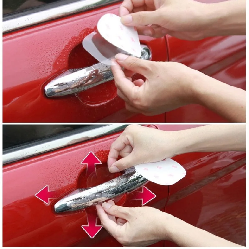 2019 Special Offer Car door handle stickers film for skoda audi a4 b6 mazda 3 a3 ford focus bmw e60 volvo accessories | Автомобили и