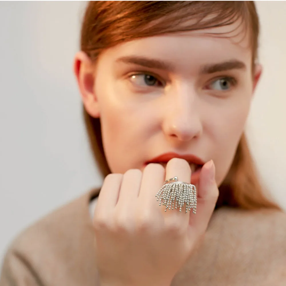 2019 модное многослойное кольцо с кисточкой для женщин|Кольца| |