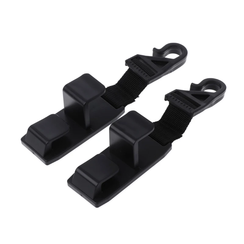 

D2TB 1 пара универсальные автомобильные крючки на подголовник, вешалка на заднее сиденье, держатель для бутылки