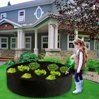 15 100 gallons fabric grow bags breathable felt fabric pots planter root container plant with handle garden supplies nursery pot
