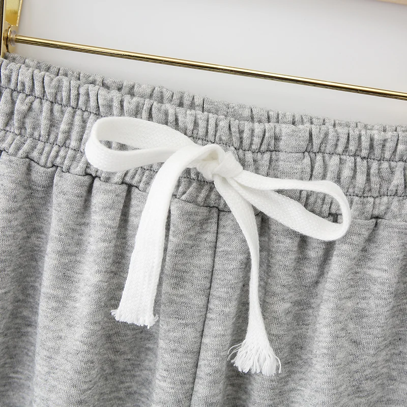 2021 новые детские Широкие штаны для девочек хлопковые свободные на весну лето