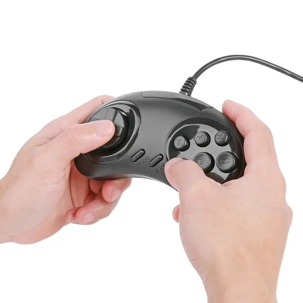 Игровой контроллер SEGA K1 K2 16-битный джойстик консоль с 9-ю отверстиями аксессуары