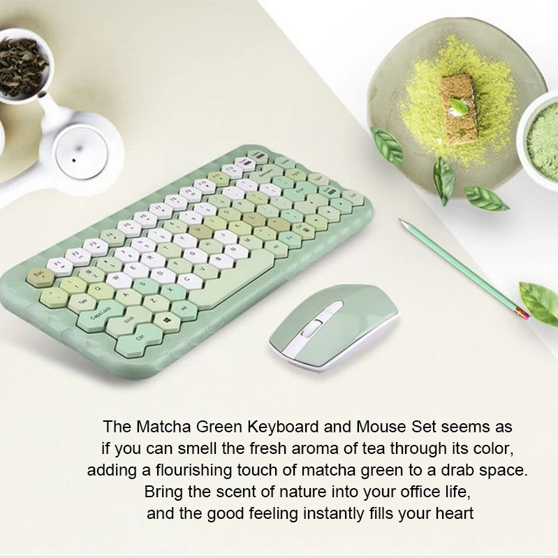 2 4G Беспроводной Клавиатура Набор разные яркие цвета круглые клавиши