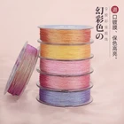 Весла 9 нить Волшебная пряжа 0,6 мм браслет плетеная веревка золотая нить цветная нить намотки фасонной пряжи ручного вязания сделай сам