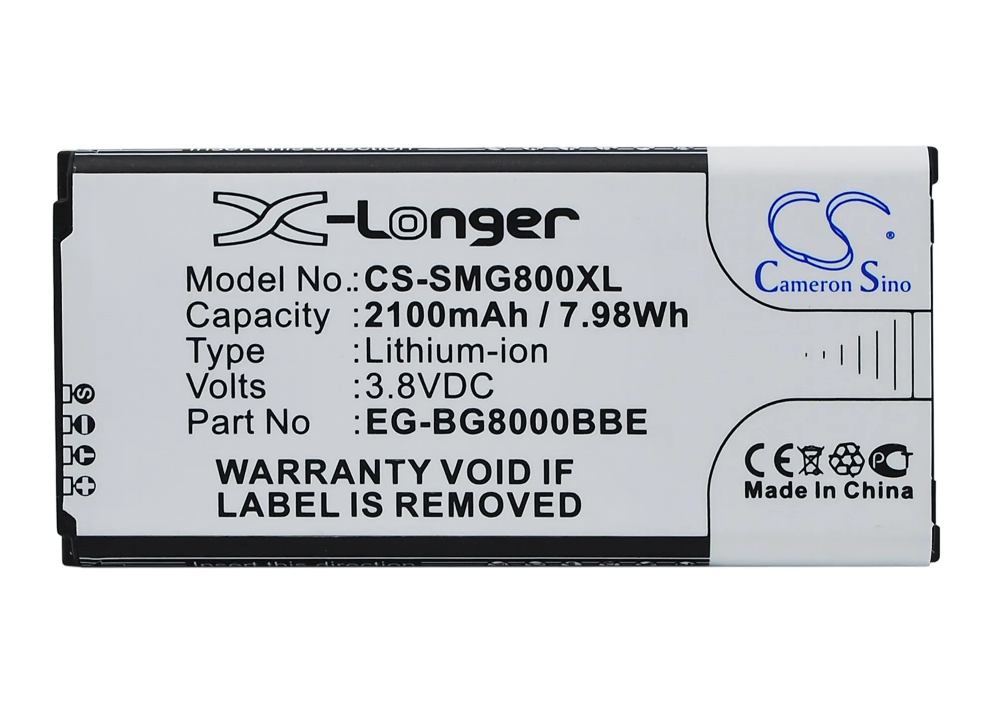 Кэмерон китайско 2100 мАч батарея для SAMSUNG Galaxy S5 Dx мини SM G800 G800F G800H G800R4 G800Y EB BG800BBE