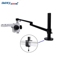 2 color table clamp microscope stand for binocular trinocular microscope 76mm microscope head holder 25mm focuse arm bracket