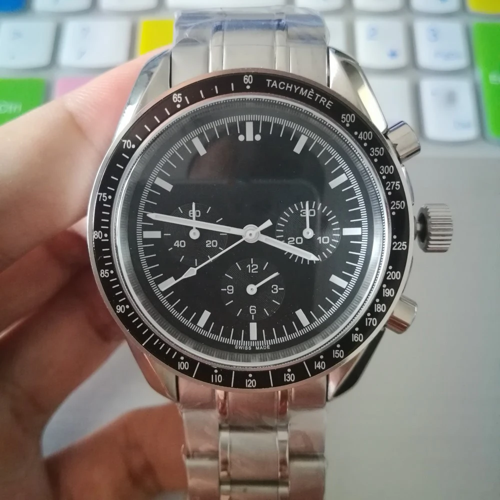 

Design 40mm Men's Watch Mechanical Automatic Stainless Steel Sapphire Glass Ceramic Bezel Watch Luminous Guarda gli uomini