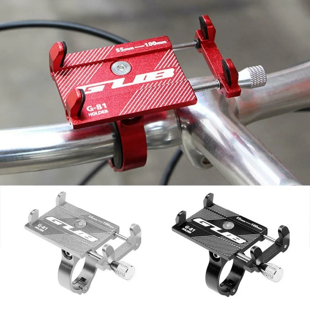 

Aluminum Motorcycle Bicycle Phone Holder Mount Universal Cell Phone Holder Bike Handlebar Mount Support For 3.5-6.2" Phone