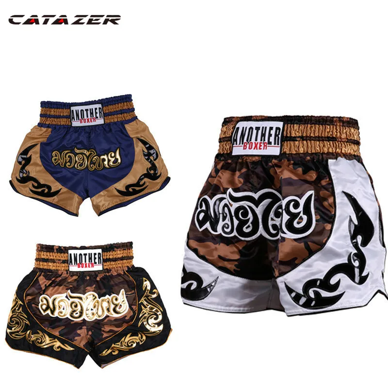 Для мужчин боксерские штаны печати футболок для смешанных боевых искусств (MMA бой