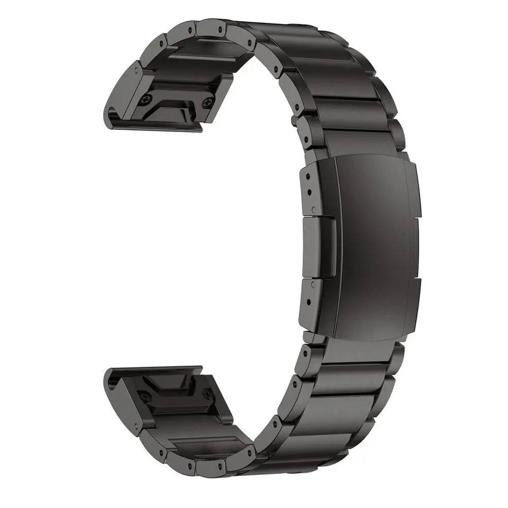 Для Garmin Forerunner 935 945/fenix 5/5 plusTitanium сплав ремешок для часов Браслет замена Смарт-часы аксессуары#101 - Цвет: A