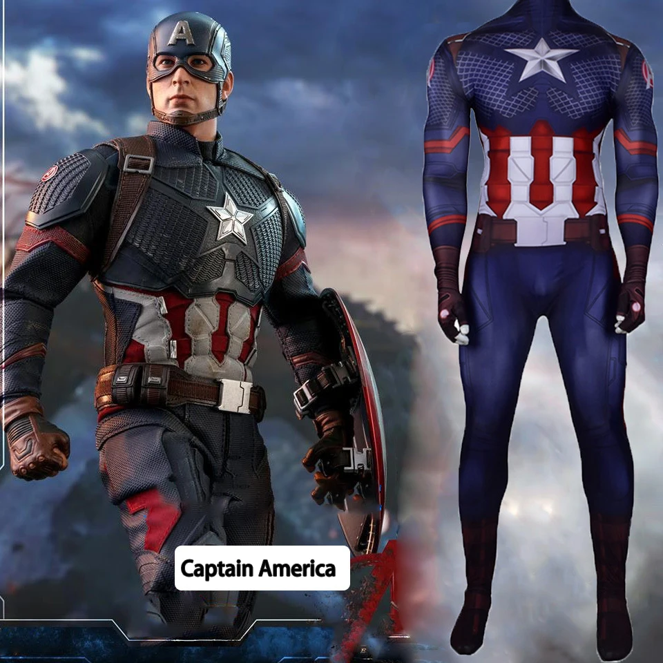 

From Moive Superhero America Costume Steven Rogers Cosplay Adult Full Set Boots Halloween Christmas Carnival Superhero Party