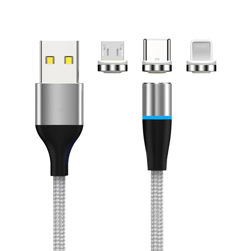 Магнитный кабель Micro USB Type-C 3A для быстрой зарядки и передачи данных | Мобильные