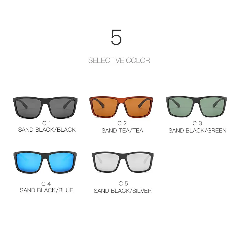 Солнцезащитные очки Polaroid унисекс квадратные Винтажные известный бренд