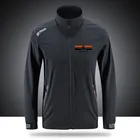 2021 крутая приталенная спортивная куртка Le Coq, Мужская Уличная ветровка, тонкая куртка на молнии, мужская повседневная куртка с принтом спереди азиатского размера