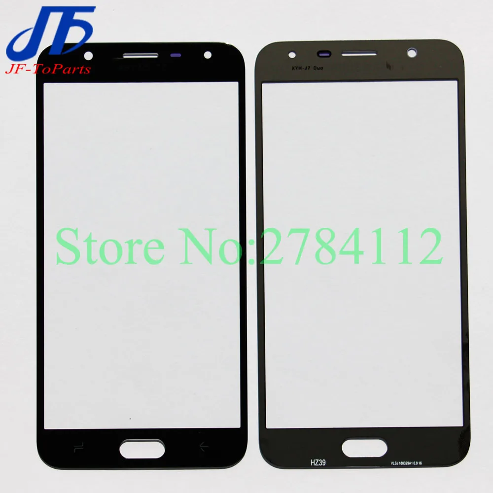 10 шт. Сенсорная панель Замена для samsung Galaxy J7 Duo J720/J7 Plus/j7 max /Neo J701 передняя внешняя стеклянная крышка объектива