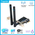 Беспроводной адаптер 2974 Мбитс Wifi6 Intel AX200 pcie Bluetooth 5,1 двухдиапазонный 2,4G5G MU-MIMO AX200NGW сетевая карта 802.11AX Win 10