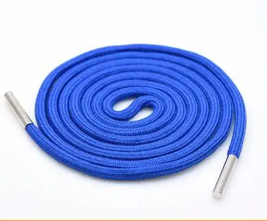140CM 1Pc Solid Color Polyester Cord 140CM Copper Bead Caps Decorative Cap Rope For Sweater Sports Pants Waist Rope Belt - Цвет: 140CM
