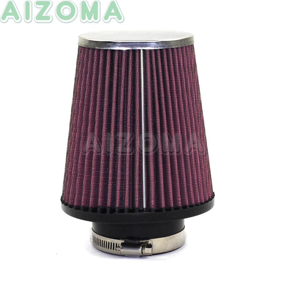Красный Моющийся воздушный фильтр с высоким потоком для Harley Softail Touring Road King Street Glide