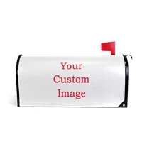 fashion customized mailbox cover magnetic wrap waterproof sun protection post box storage farmhouse letter box garden decor