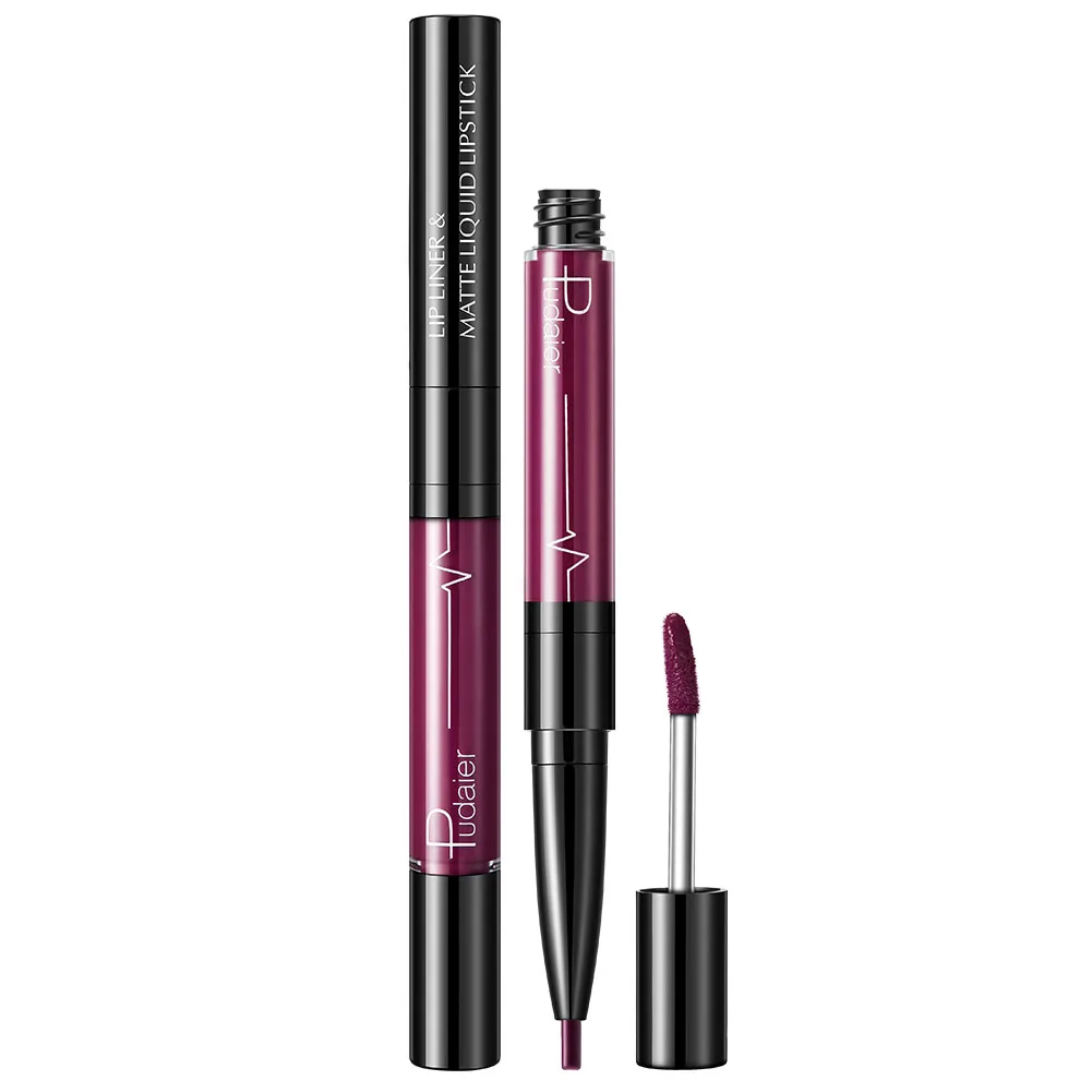 2 в 1 жидкая губная помада для губ | Красота и здоровье