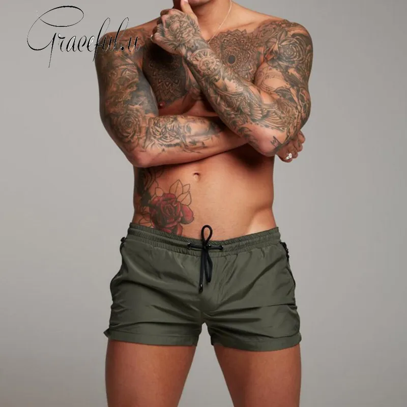 2019 Новые мужские плавки быстросохнущие сексуальный купальник s пляжные шорты