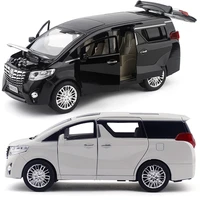 124 alloy model simulation mpv 20cm m923o 6 w6 doors openable business car excellent quality