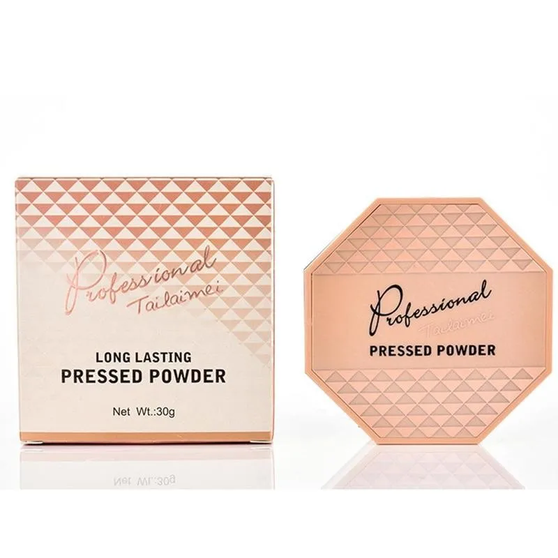 Натуральная пудра для лица с полным покрытием стойкая водонепроницаемая 3 слоя