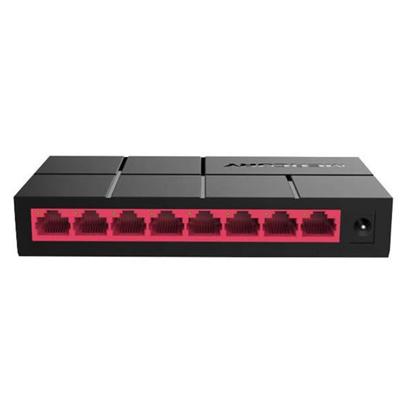 

8-Port Gigabit Desktop Switch Compact 1000Mbps Ethernet LAN Hub Full/Half Duplex Silent Switch,US Plug