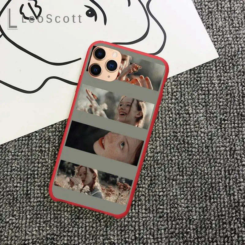 

TV series Anne with an E Phone Case Candy Color for iPhone 11 12 mini pro XS MAX 8 7 6 6S Plus X 5S SE 2020 XR funda shell cover