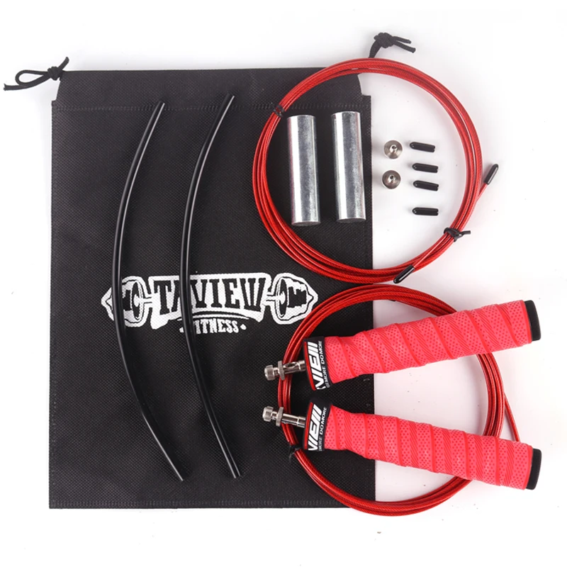 Скорость пропуска Crossfit скакалка тяжелые скакалки Шариковые подшипники для MMA