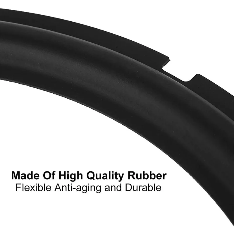 

12Inch Perforated Rubber Speaker Foam Edge Subwoofer Surround Foam Replacement Parts for Speaker Repair(Black 2 Pcs)