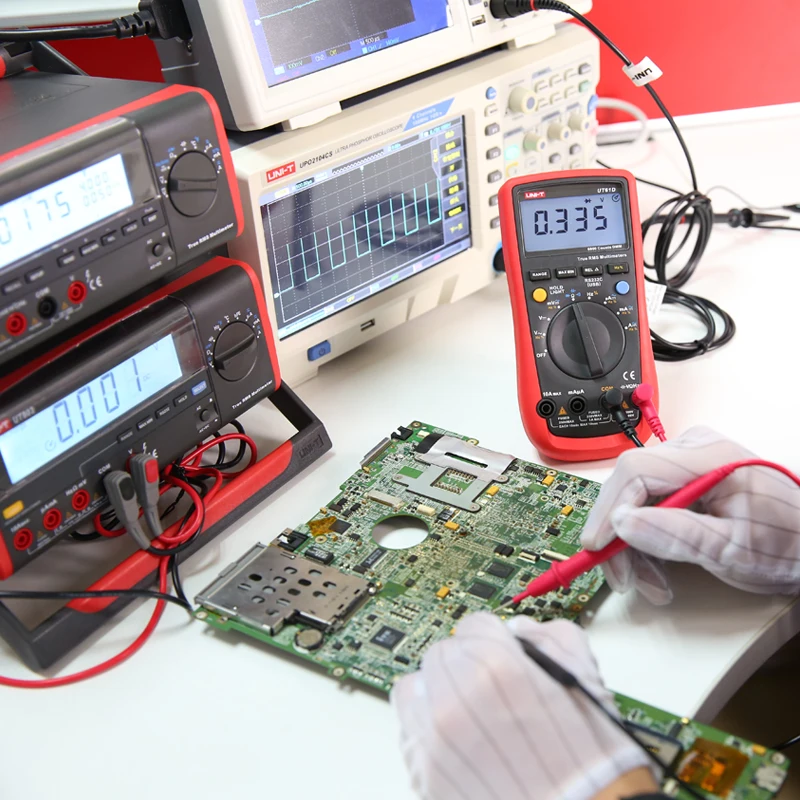 UNI T UT61E Цифровой мультиметр USB Тестер истинного среднеквадратичного значения