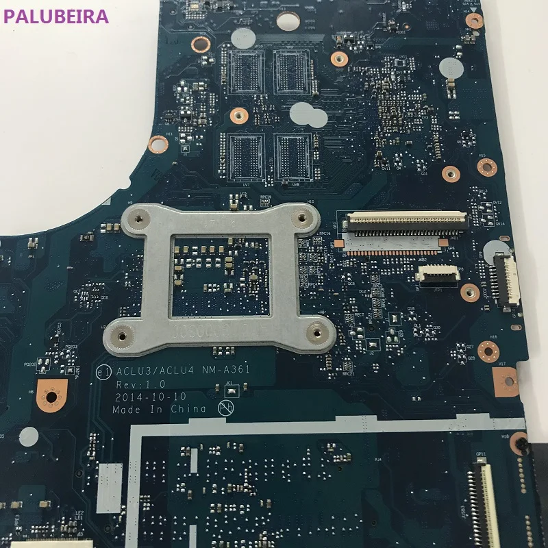 PALUBEIRA оригинальный ACLUC3/ACLU4 NM-A361 Rev: 1 0 G50-80 материнская плата для ноутбука Lenovo ПК с