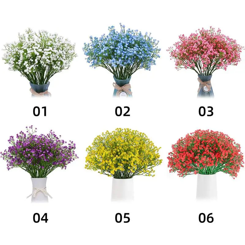 Искусственные искусственные цветы 90 цветов красивая имитация Гипсофилы