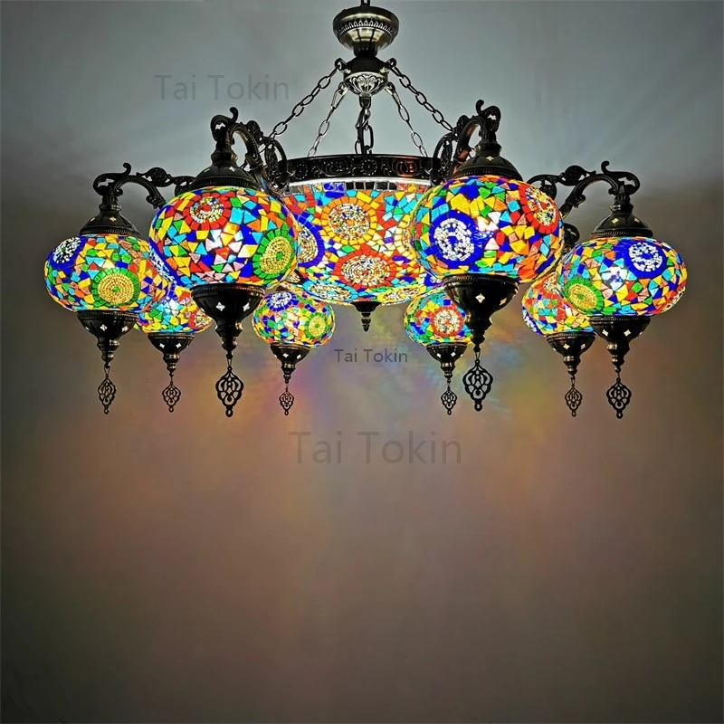 

Special Restaurant Private Room Chandelier Retro Exotic Living Room Cafe Hotel Homestay Bar Turkish Handmade Chandelier