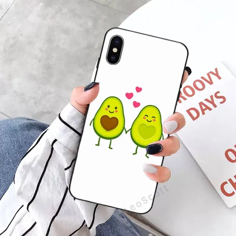 

Cute Avocado Funny Phone Case for iPhone 11 12 mini pro XS MAX 8 7 6 6S Plus X 5S SE 2020 XR