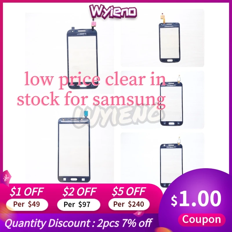 Ясно в наличии! Для Samsung Galaxy j7 G360 G313F S7390 J5 S7500 G7200 сенсорный экран дигитайзер