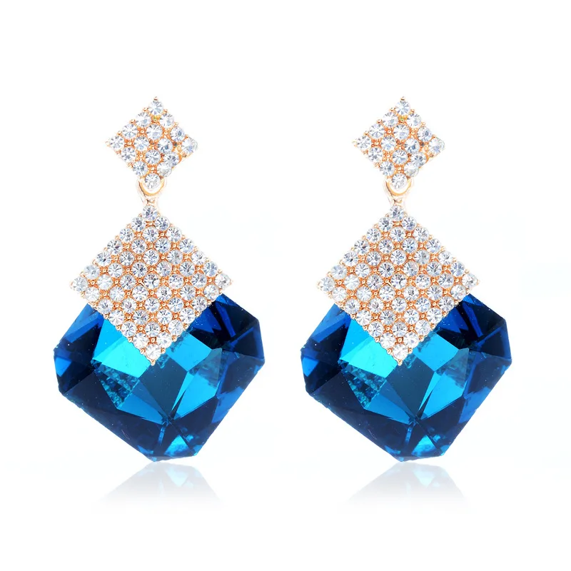 HOCOLE модные богемные блестящие длинные висячие серьги для женщин ручной работы