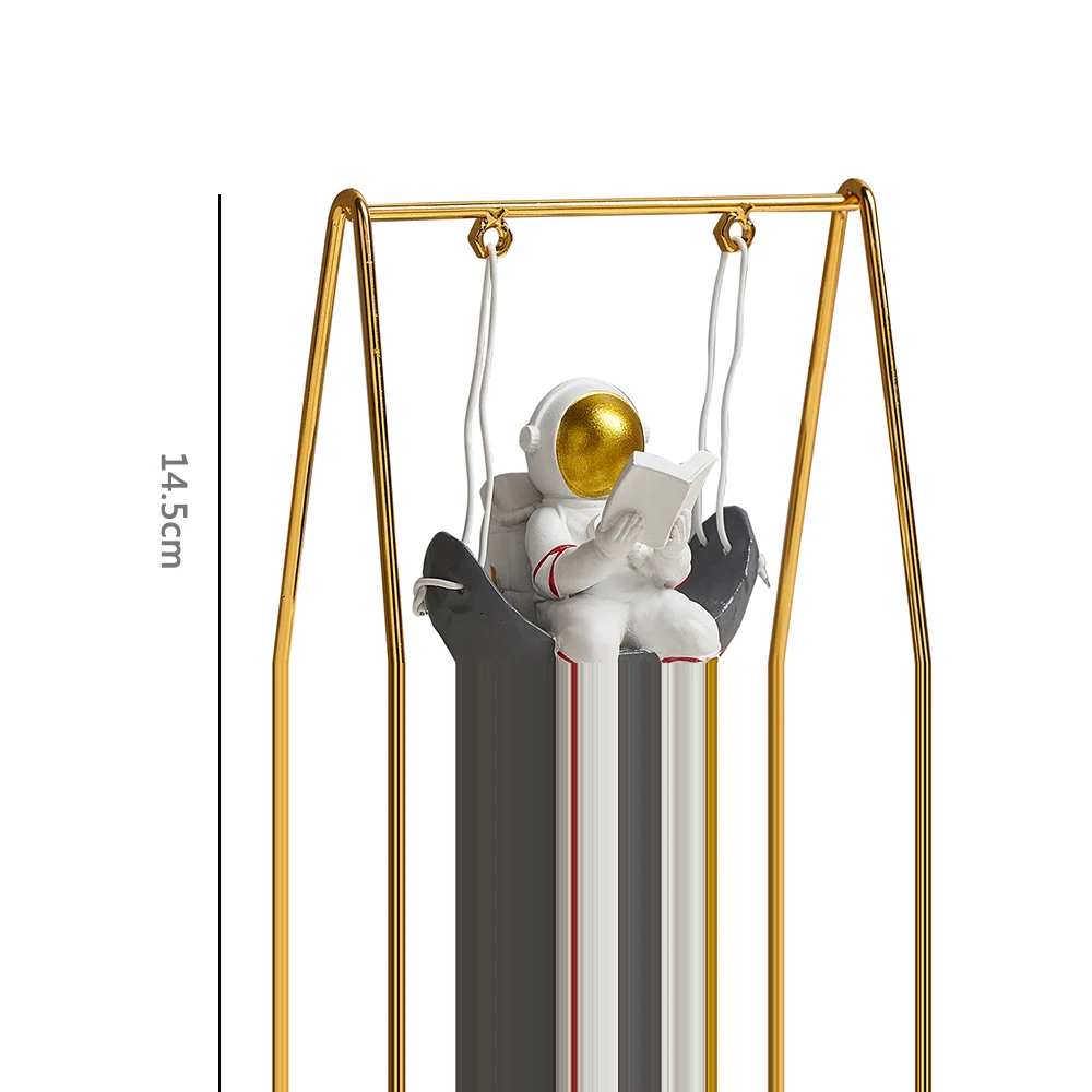 

Modern Home Decoration Astronaut Statue Resin Miniature Figurines Living Room Bedroom Office Desk Decoration Accessories Gifts