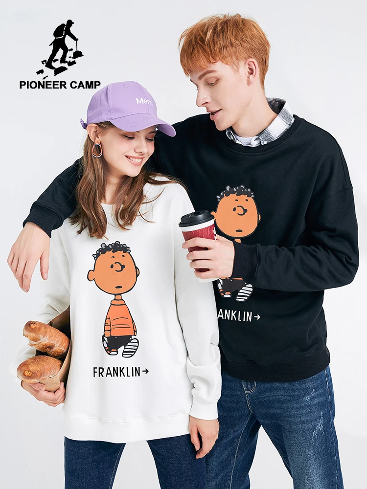 Pioneer Camp модные толстовки для пар Толстовка женщин и мужчин уличная хлопковая