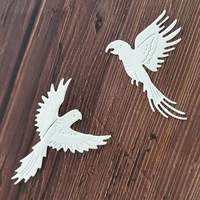 happymems decoration 2 flying parrot die cutting dies photo card making embellishments for scrapbooking birds cutting dies